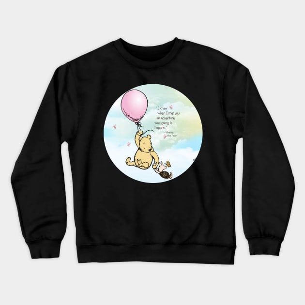 Bear | An adventure was going to happen Crewneck Sweatshirt by PyGeek